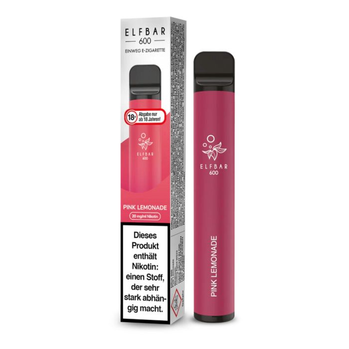 Elfbar 600 Pink Lemonade Elfbar 600 Pink Lemonade