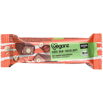 BIO Veganz Choc Bar Hazelnut Riegel